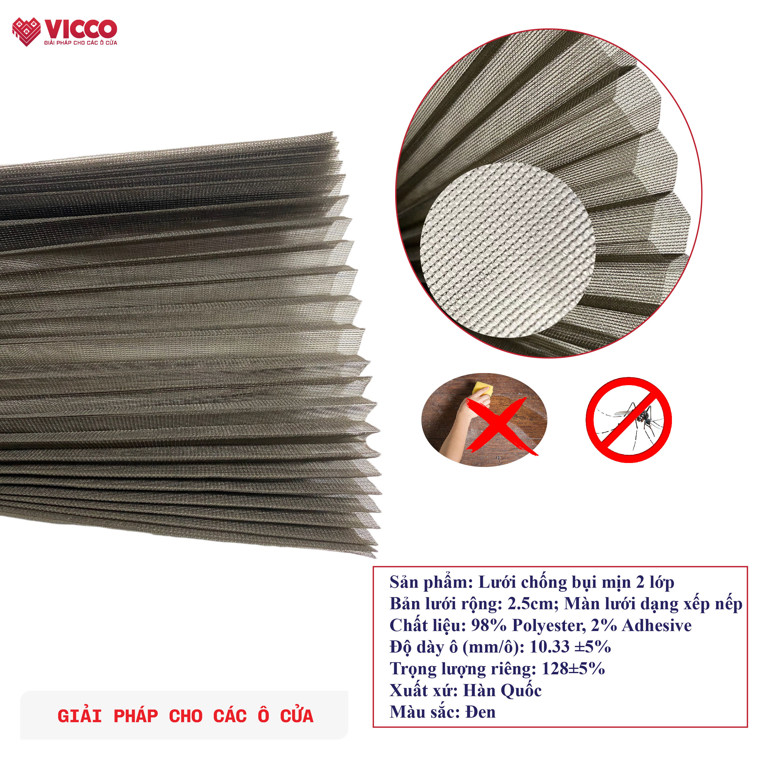 cửa lưới chống bụi mịn
