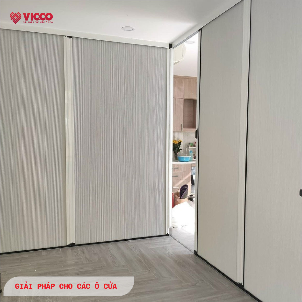 Khám phá vách ngăn điều hòa hệ ray xích ghép cánh hiện đại