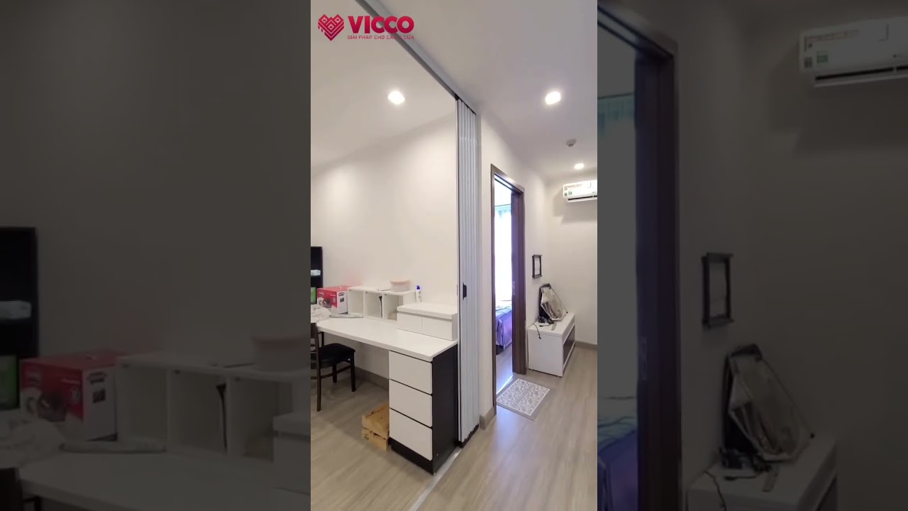 Khám phá vách ngăn điều hòa hệ ray xích ghép cánh hiện đại