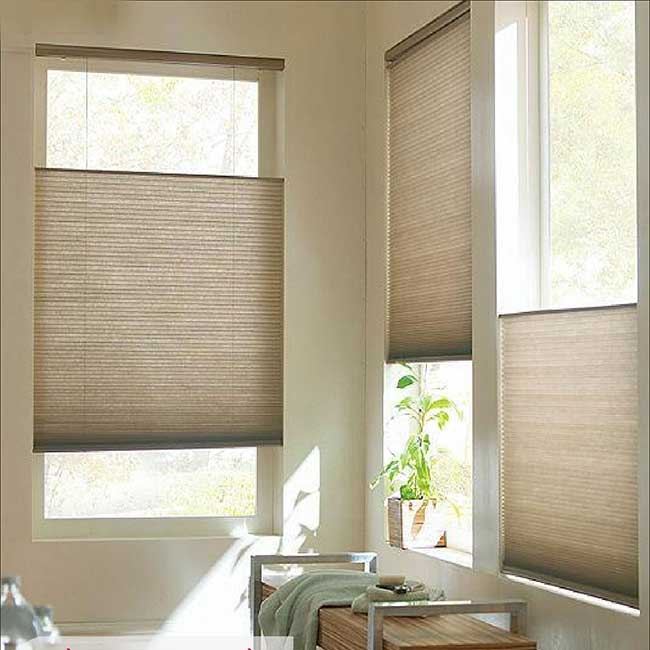Tạo điểm nhấn độc đáo bằng rèm tổ ong